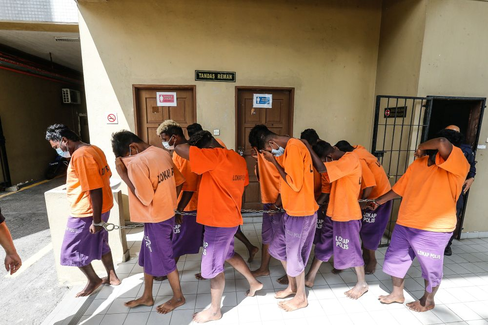 Eleven men remanded for violating FMCO SOPs by holding funeral procession in Penang