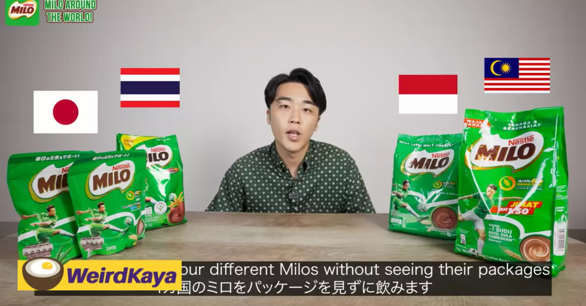 Japanese YouTuber tastes MILO from four different countries and here's his verdict