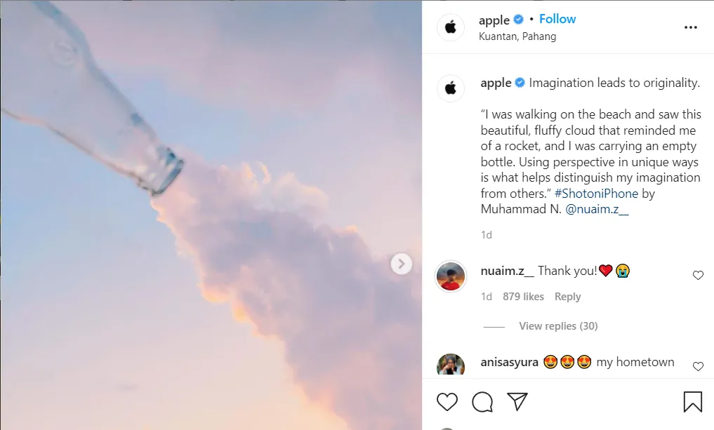 Apple featured malaysian muhammad Nuaim