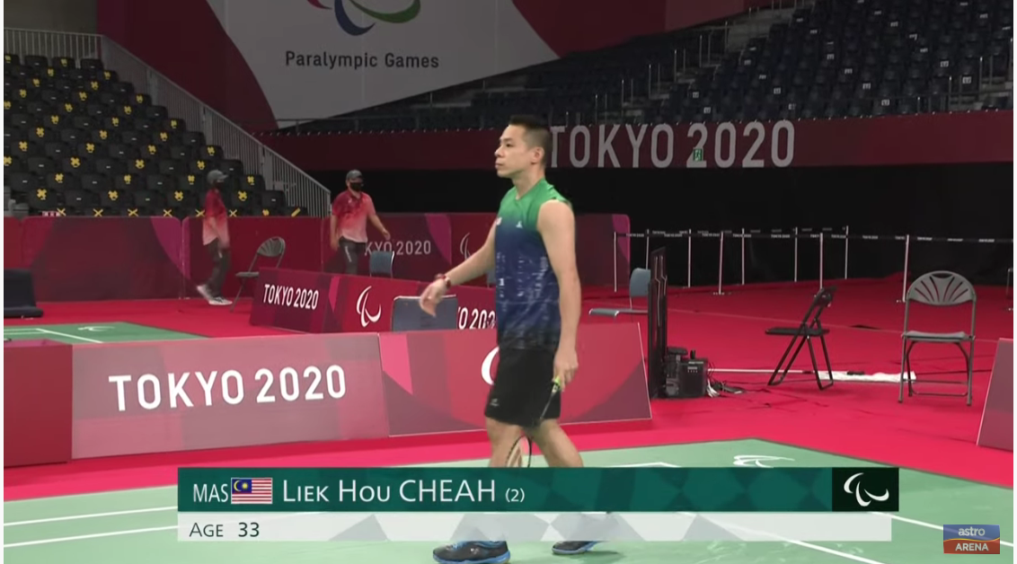 Cheah liek hou at Paralympics final.