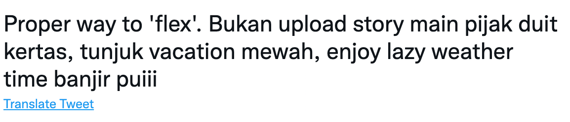 Comment on Datuk Sunny Ung on bringing his vehicle to the flood area in Shah Alam 05-min
