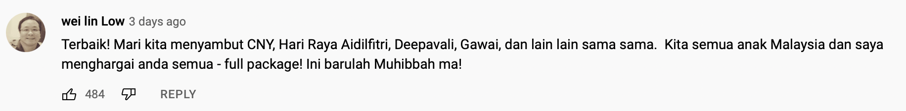 Dong Dong Qiang malay version comment 02