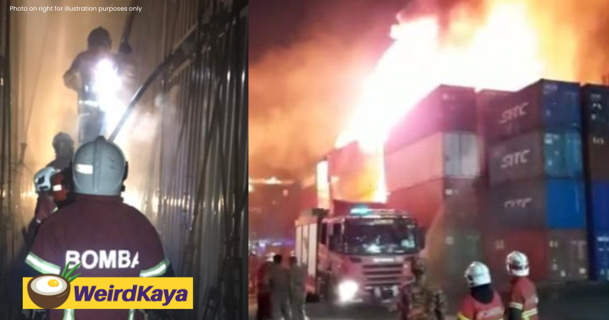 12 containers destroyed in Port Klang blaze