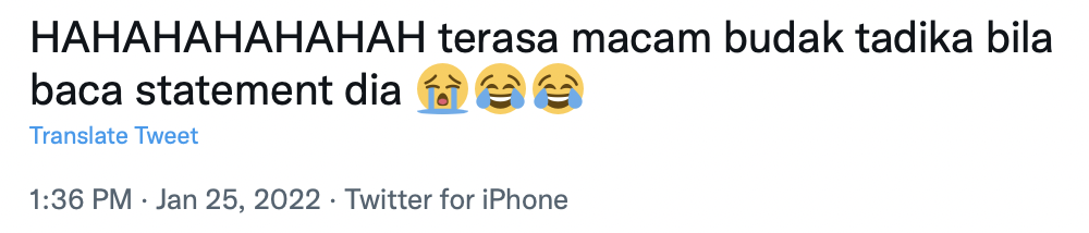 Logging good for tiger twitter comment 02