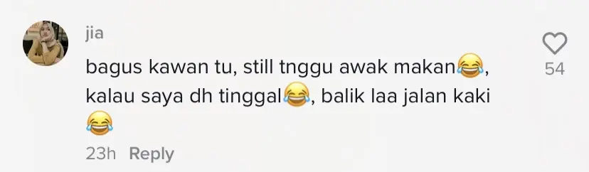 Food stall comment.