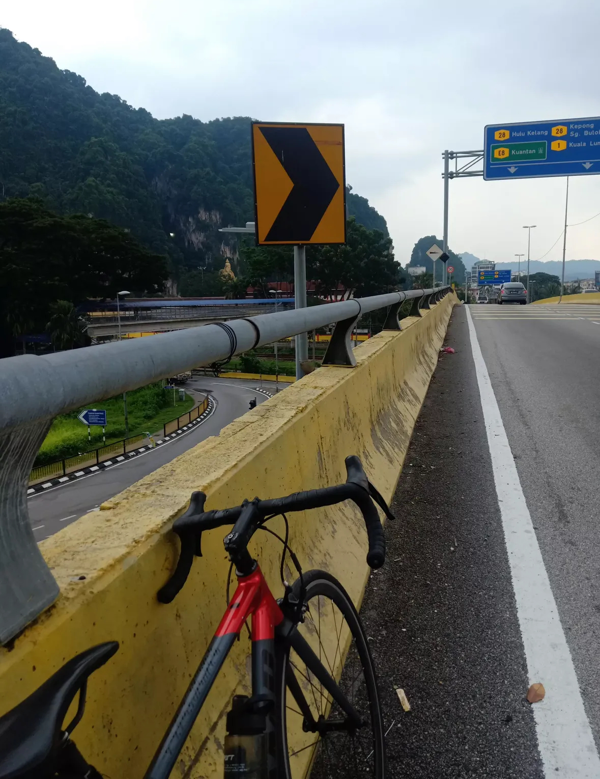 bicycle on the road