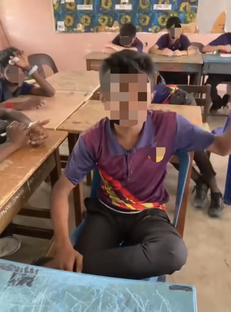 Boy tells teacher he goes to school to see GF