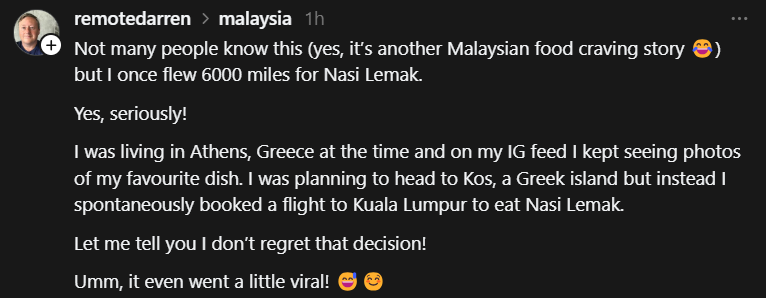 British man shares his craving on thread (1)