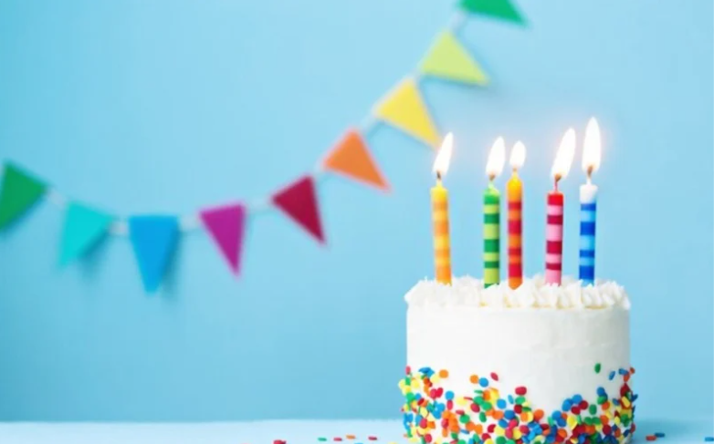 Cake at birthday party