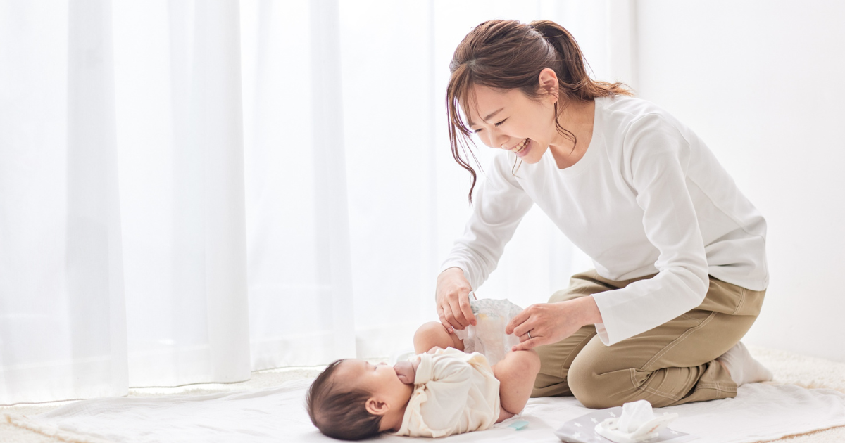 changing diaper