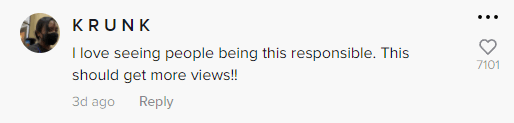 Comments on how OP is responsible