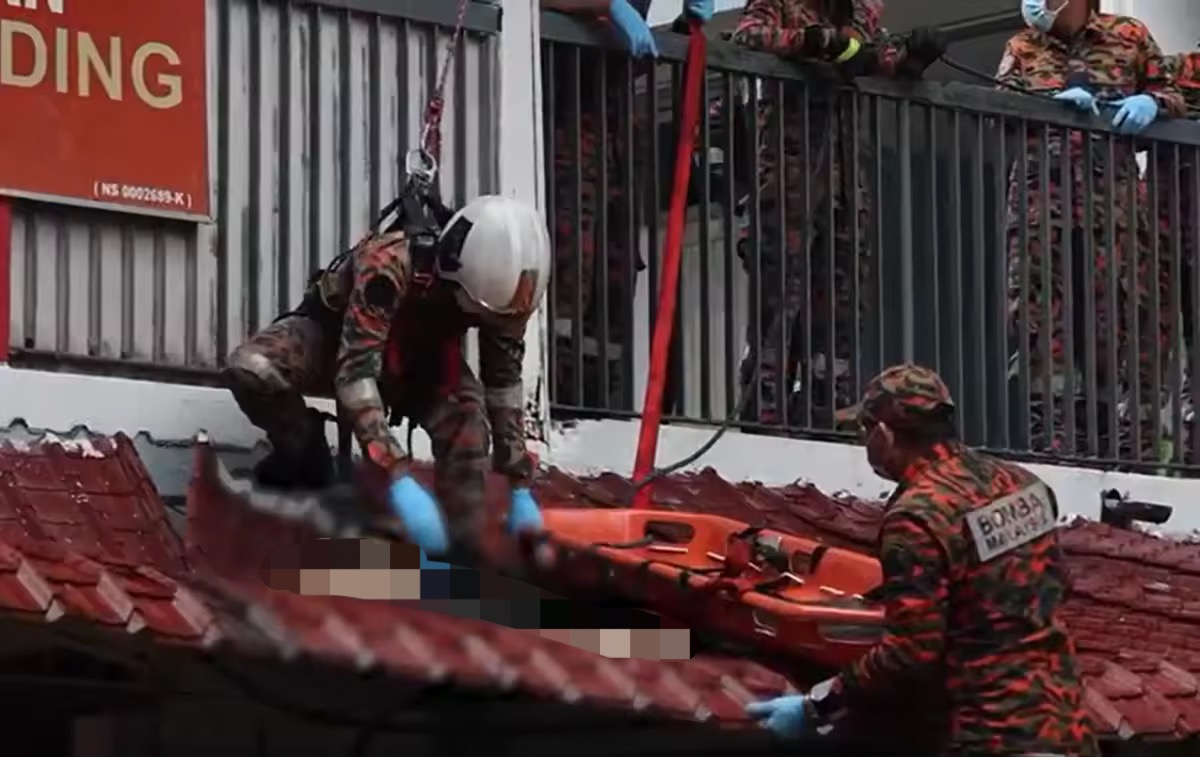Firefighters find Luo's body on roof