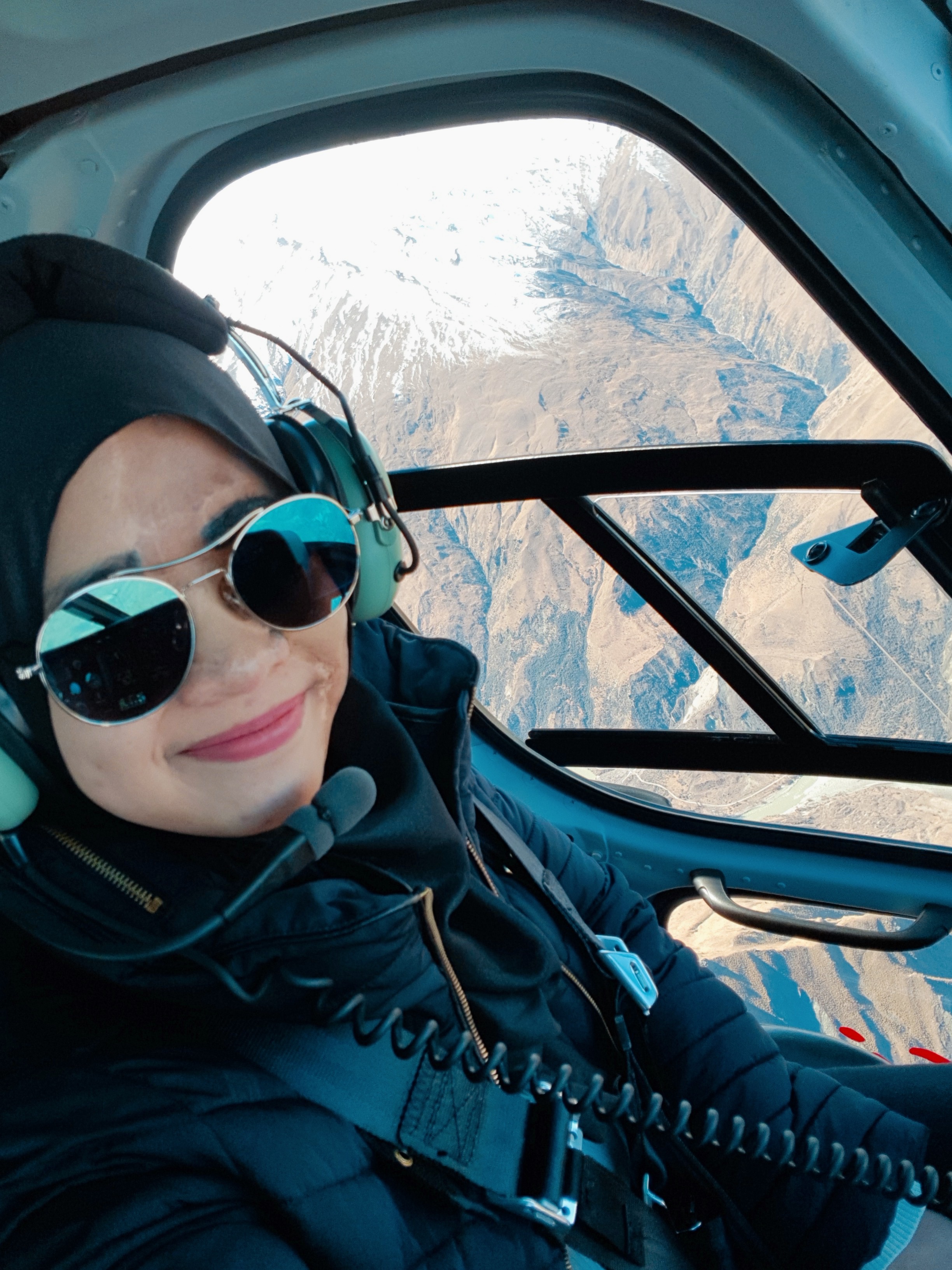 Helicopter ride in Queenstown