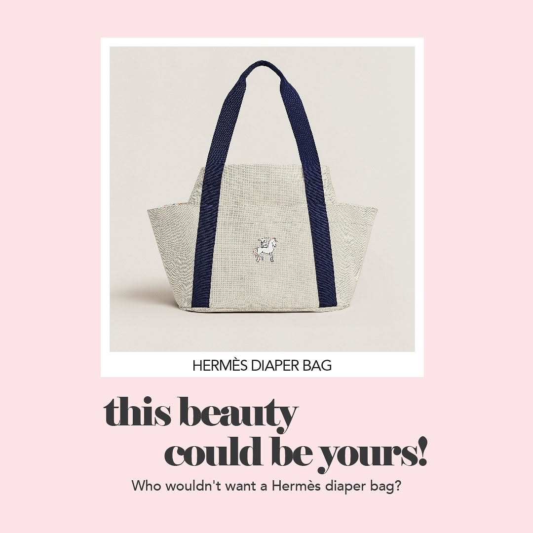 hermes diaper bag