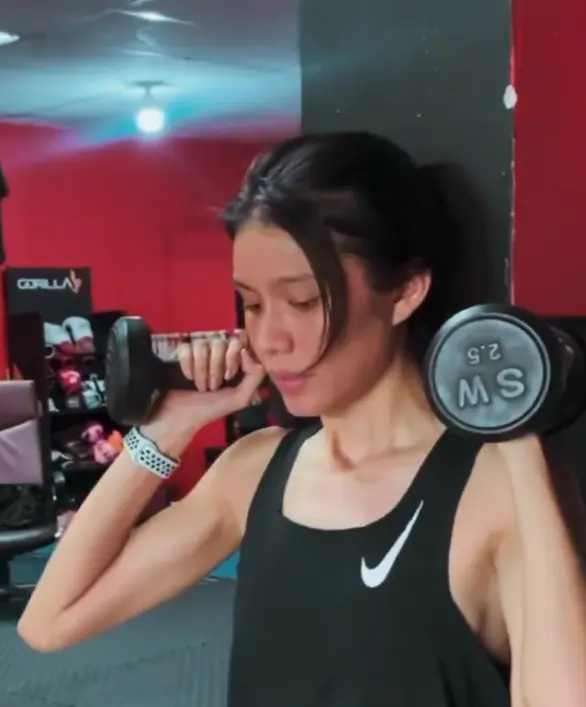 Mimi Lana working out WeirdKaya