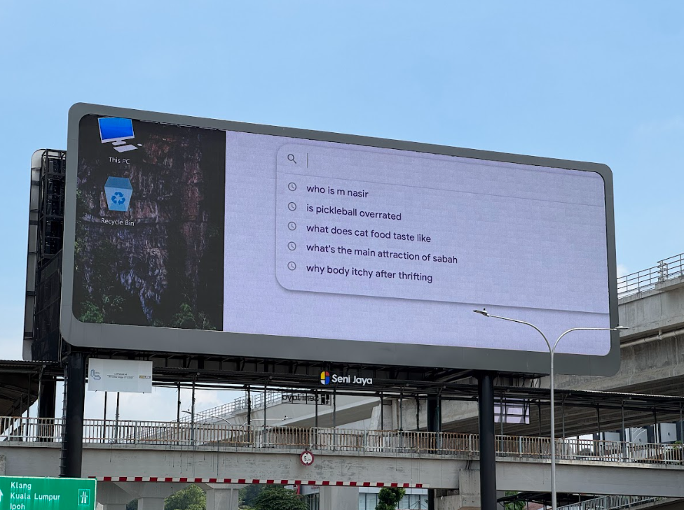 billboard at kl road
