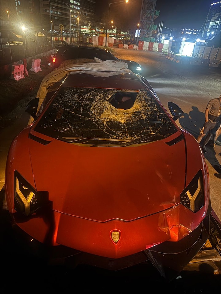 Lamborghini ran over China worker