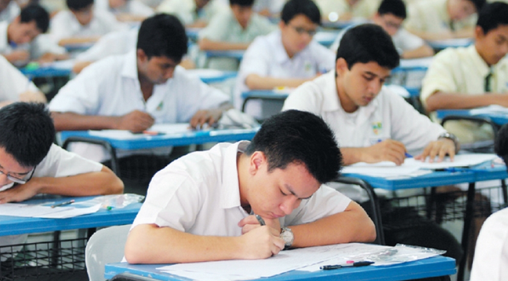 malaysian students during examination