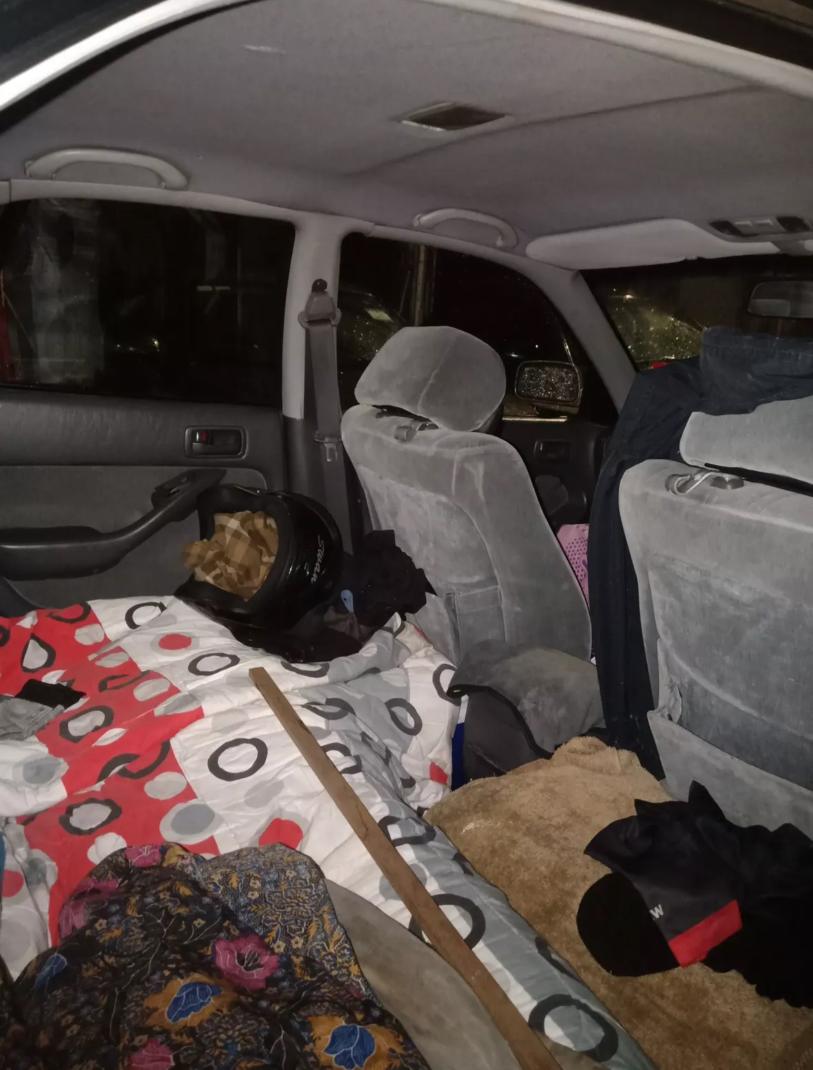 man lives in car for 9 years