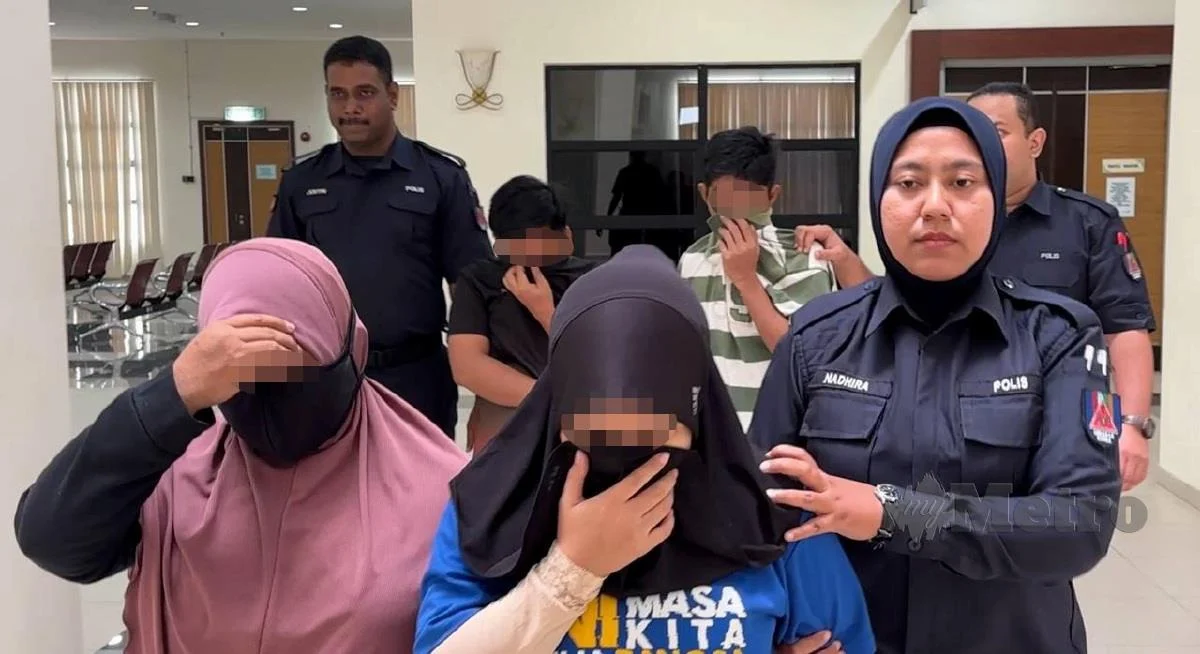 M'sian family arrested for theft