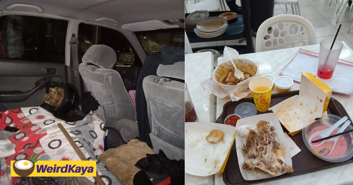 M’sian Man Eats Leftovers From Food Courts & Lives In His Car For 9 Years To Survive After Losing Family Support