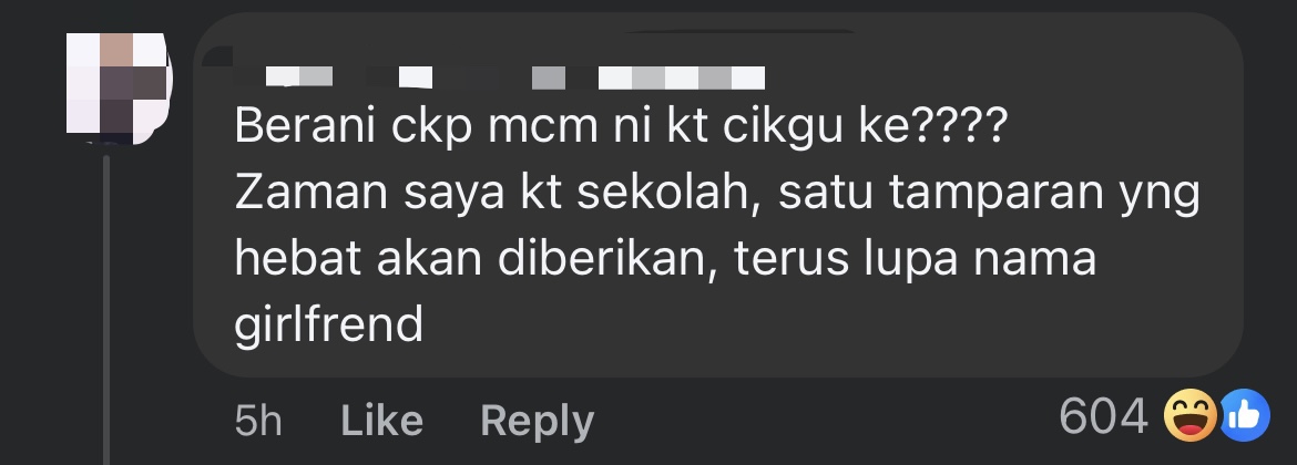 'I'm Here To See My Girlfriend!' — M'sian Teen Shocks Netizens When Asked Why He Attends School comment 2