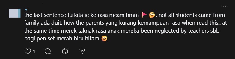 'No Pens Or Mugs' — M'sian Teacher Demands 'Beneficial' Gifts Be Given On Teacher's Day comment 3