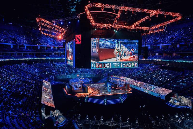 Grand stage of TI main event 2019